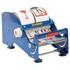 Aviditi SL9506 Steel Manual Table Top Label Dispenser 1" Core Blue 6in-1