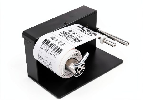 Automatic Label Rewinder, 180mm Speed Adjustable Automatic Label Rewinder, Two-Way Rewinding Label Roller Machine Synchronize with Printer-5