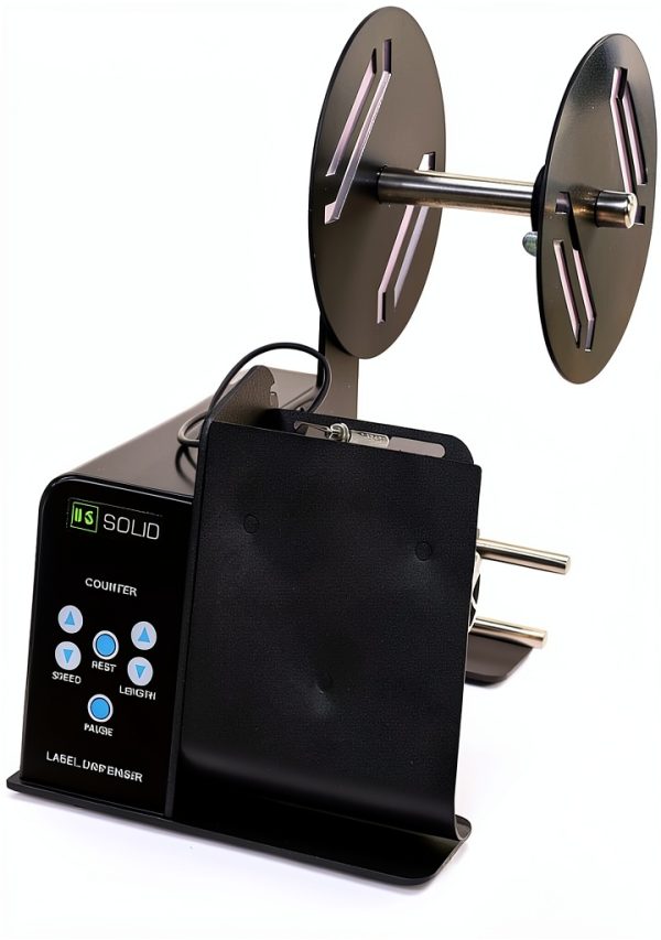 U.S. Solid Automatic Label Dispenser Optic Sensor 0.4-4.3in 9-Speed-0