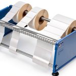Global Industrial Manual Label Dispenser for Up to 10" W Labels-0