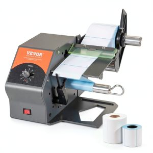 VEVOR Automatic Label Dispenser, Width 0.2"-4.5"/5-115 mm, Length 0.2"/5 mm-∞, Automatic Label Stripper Label Separating Machine, Speed Adjustable Label Applicator for Transparent and Opaque Labels-0