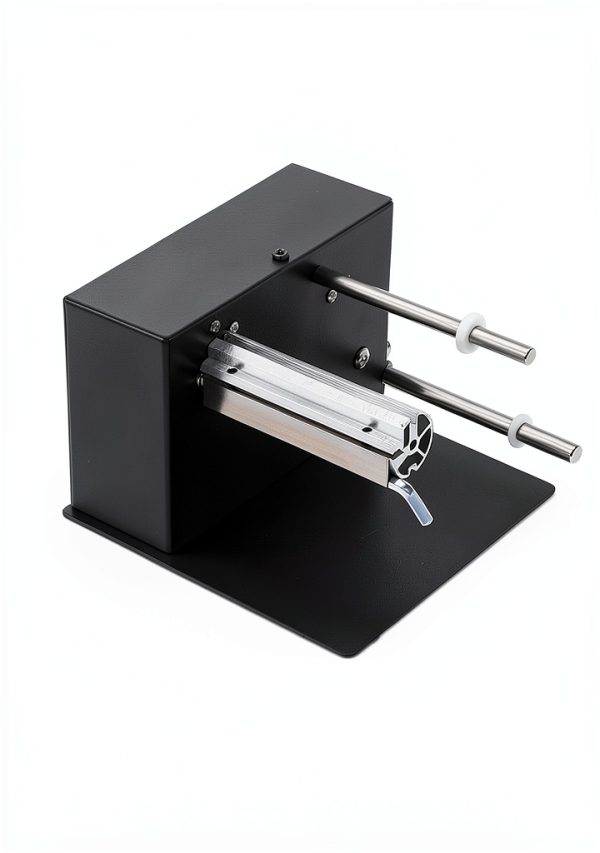 Automatic Label Rewinder, 180mm Speed Adjustable Automatic Label Rewinder, Two-Way Rewinding Label Roller Machine Synchronize with Printer-2