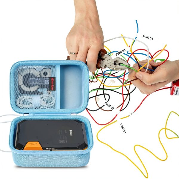 Elonbo Carrying Case for Makeid P31 Label Maker Blue Travel Bag-6