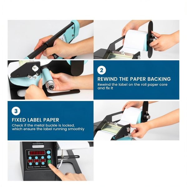 Automatic Label Dispenser BAOSHISHAN 120mm with Adjustable Speed-5