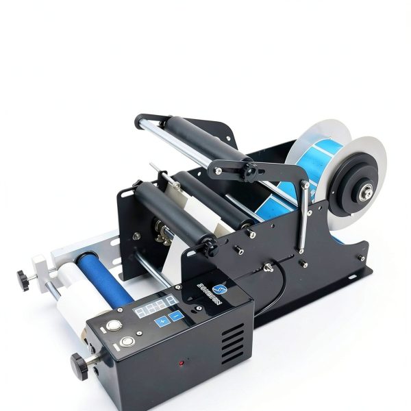 Semi-Automatic Plane Labeling Machine TozMvi Electric Bottle Labeler-1