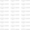The Lord of the Tools 100pcs Cable Label Boxes Cable Wire Clip Wire Waterproof Marking Box 30 x 10 mm Wire Transparent Signage Identification Box Cable Waterproof Label Box-0