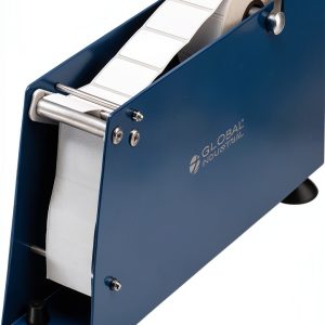 Manual Label Dispenser Global Industrial 2" Blue Table Wall Mount-0
