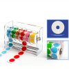 Label Dispenser KIYTARBOO Acrylic 6-Disc Roll Holder for Office-1