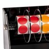 Roll Label Dispenser for Sticker Labels | Thick Durable Acrylic Sticker Roll Holder with Anti-Slip Feet and Spacer Springs-2