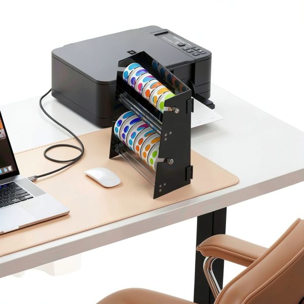 Acrylic Sticker Roll Dispenser Derkerry Double Layer for 12 Rolls-2