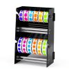 Acrylic Sticker Roll Dispenser Derkerry Double Layer for 12 Rolls-3