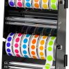 Acrylic Sticker Roll Dispenser Derkerry Double Layer for 12 Rolls-0