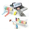 Label Dispenser KIYTARBOO Acrylic 6-Disc Roll Holder for Office-4